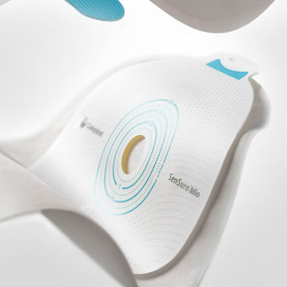 SenSura® Mio Flat 1-Piece Opaque Pouch, Stoma