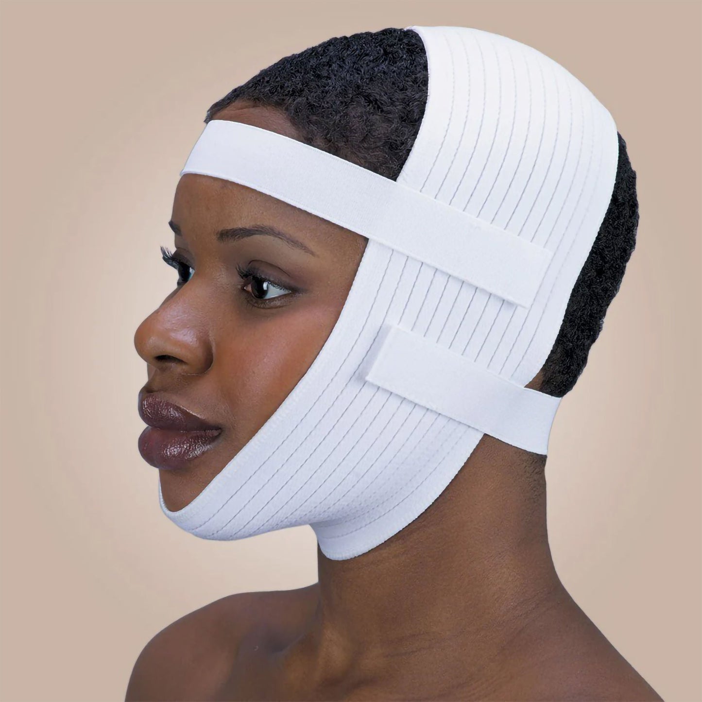 Facial Support Wrap One Size Fits Most Spandex White