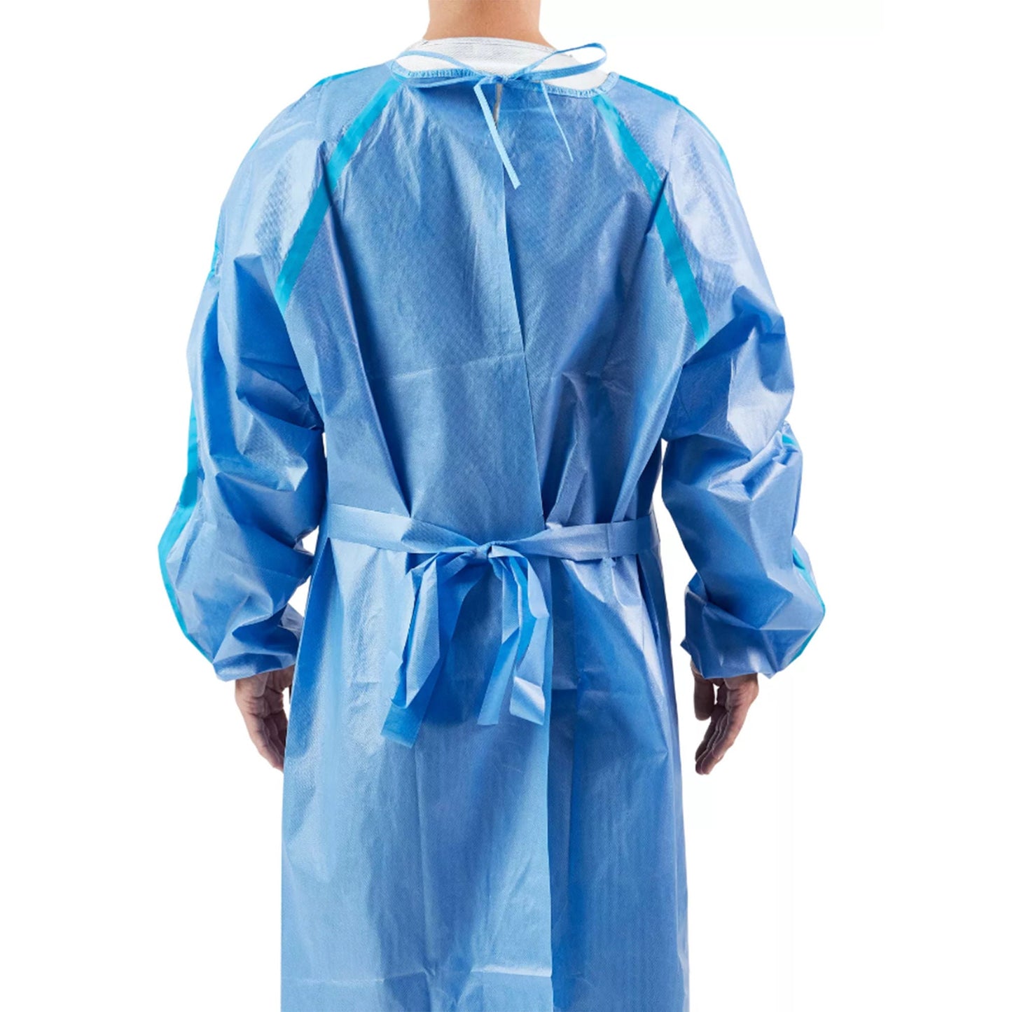 Cardinal Health Chemotherapy Procedure Gown One Size Fits Most Blue NonSterile AAMI Level 4 Disposable