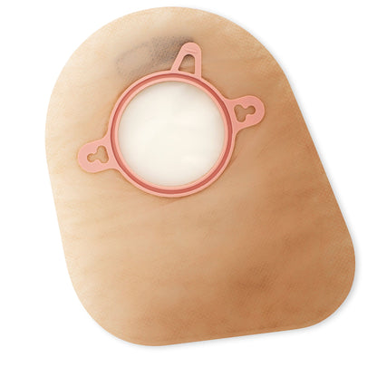 New Image™ 2-Piece Transparent Ostomy Pouch, Pre-cut to Fit , Blue