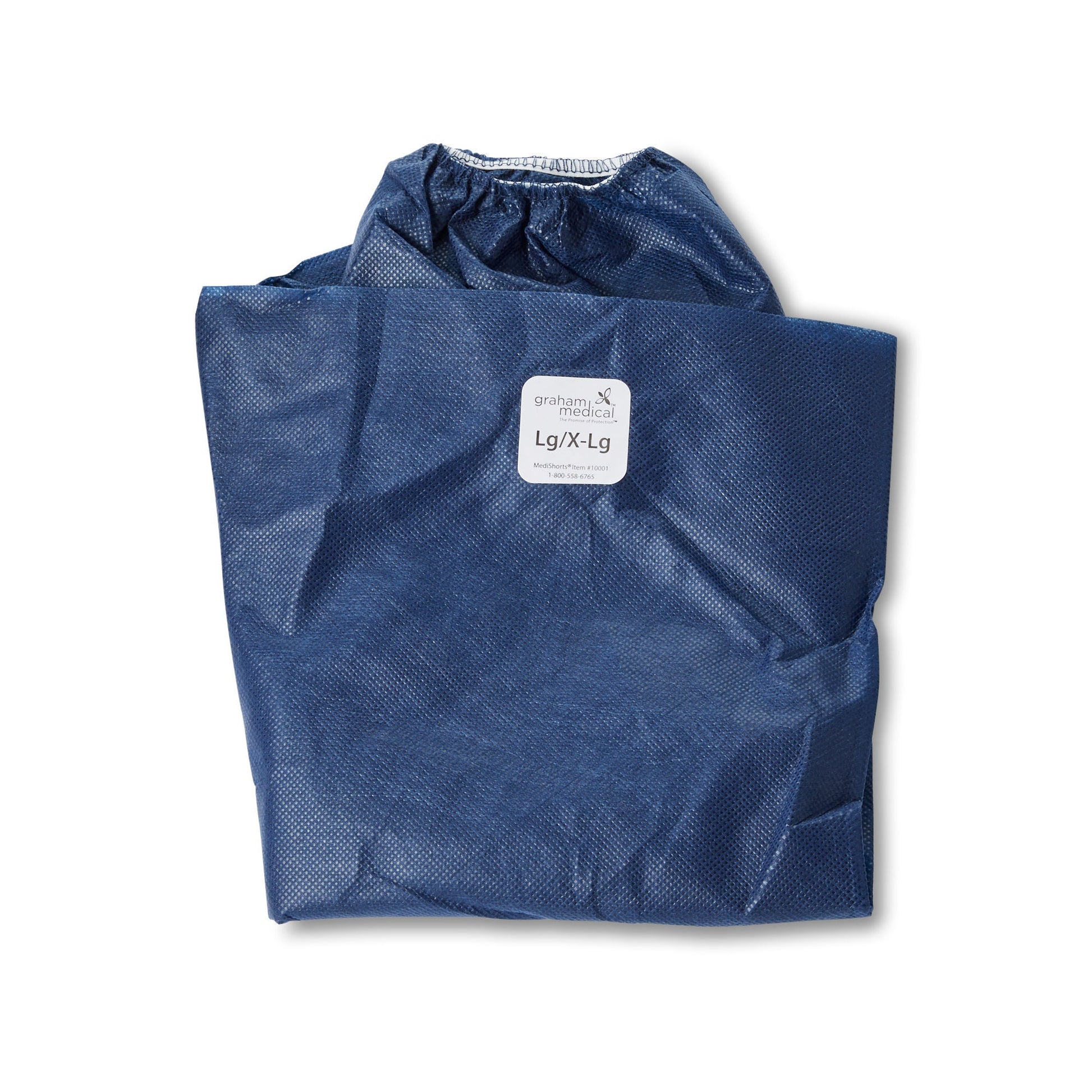 MediShorts® Nonwoven Exam Shorts, Large / X-Large, Blue