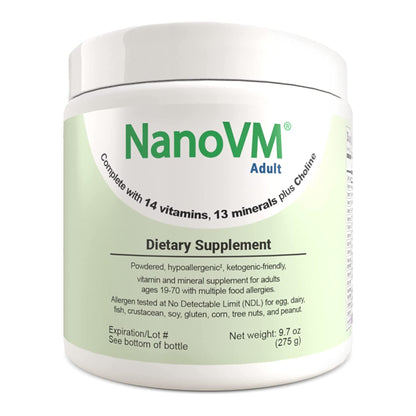 NanoVM® Vitamin & Mineral Powder, 275 Grams