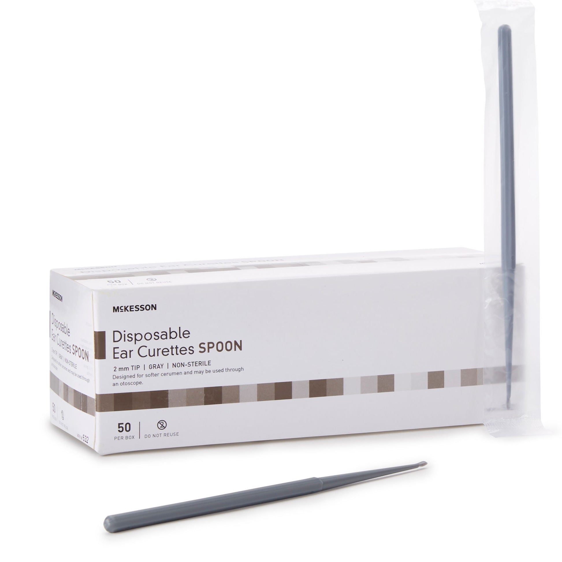 McKesson Ear Curette, 2 mm, Cup Tip – Box - view 8