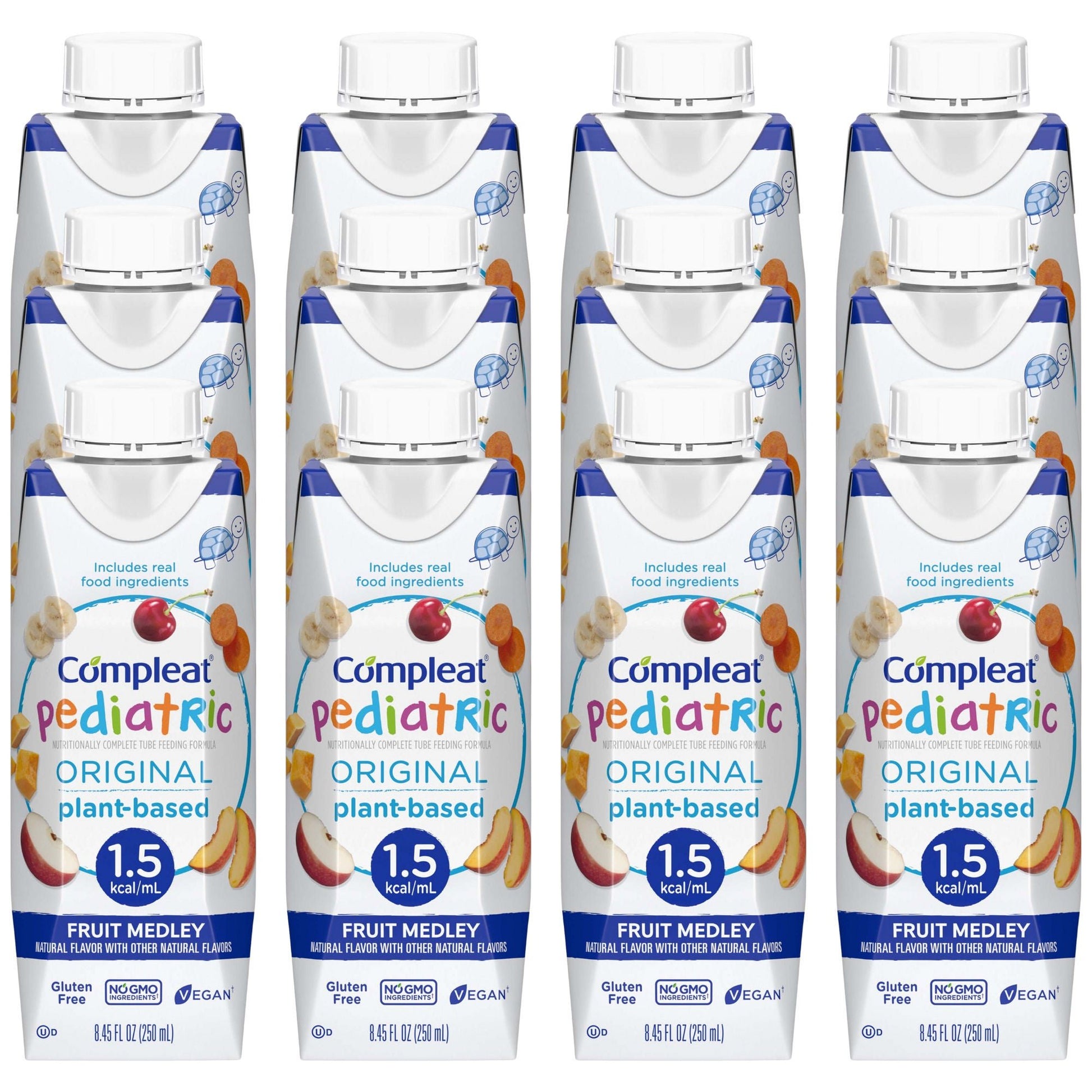 Compleat® Pediatric Original 1.5 Fruit Medley, Reclosable Carton