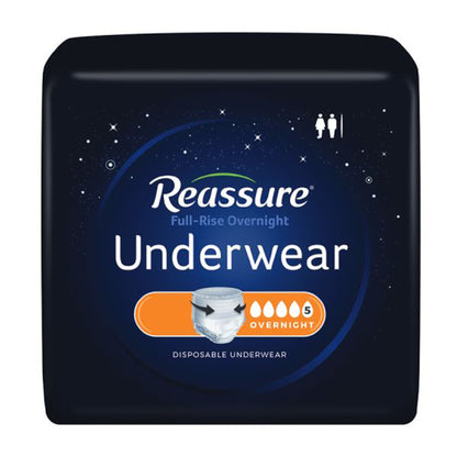 Reassure® Full-Rise Overnight Absorbent Underwear, Heavy Absorbency, Extra Large