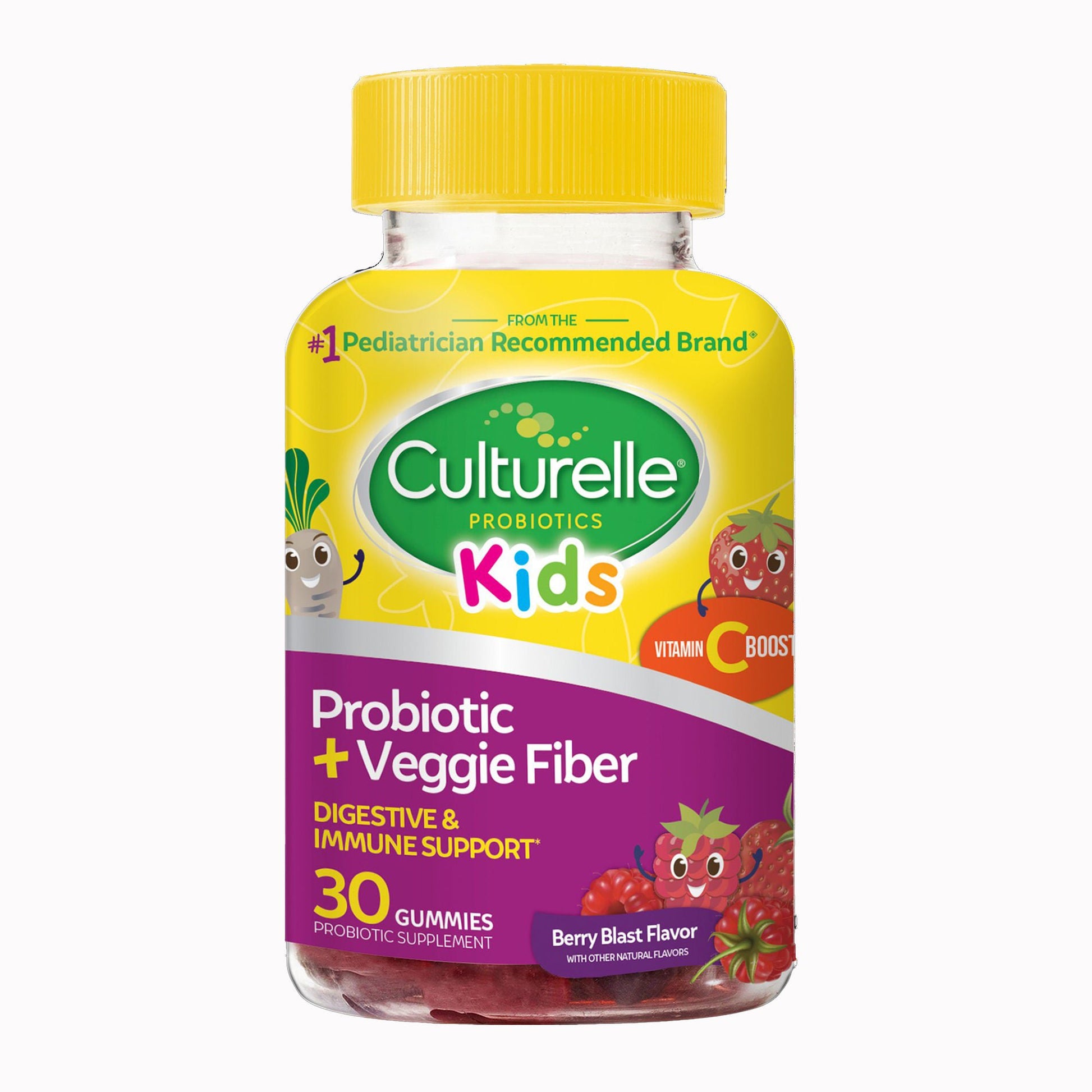 Culturelle® Kids Probiotic + Veggie Fiber Gummies