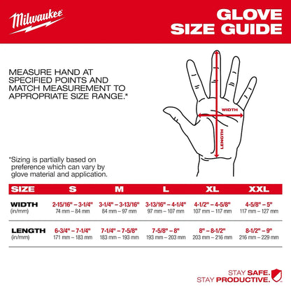 Milwaukee Anti-Vibration Cut Level 4 High Dexterity Nitrile Dipped Glove 48-73-8760 | ANSI Cut A4