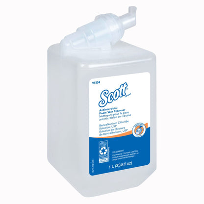 Scott® Antimicrobial Foam Skin Cleanser, Dispenser Refill Bottle