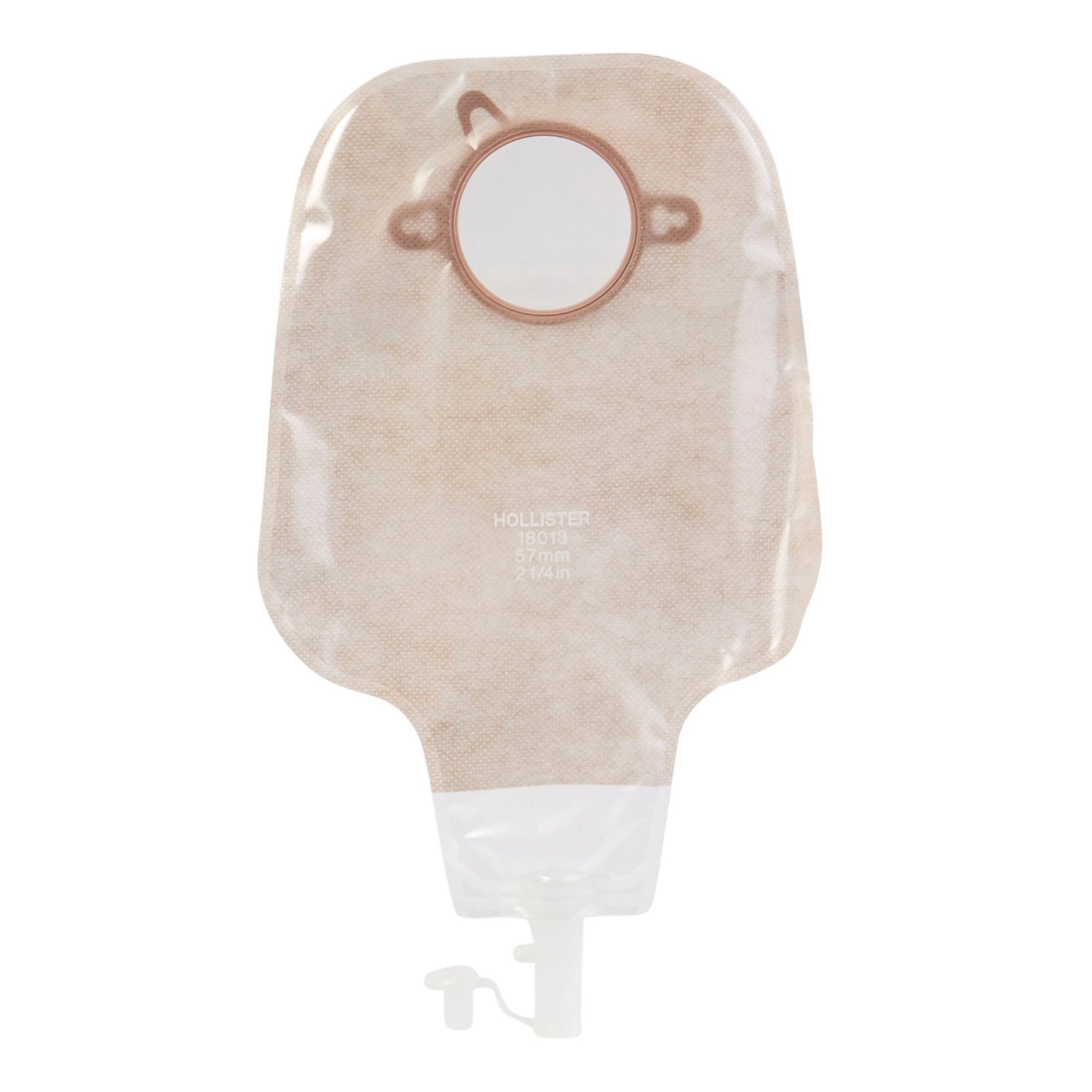 New Image™ 18013 2-Piece Ultra Clear Ostomy Pouch, Pre-cut to Fit , Red