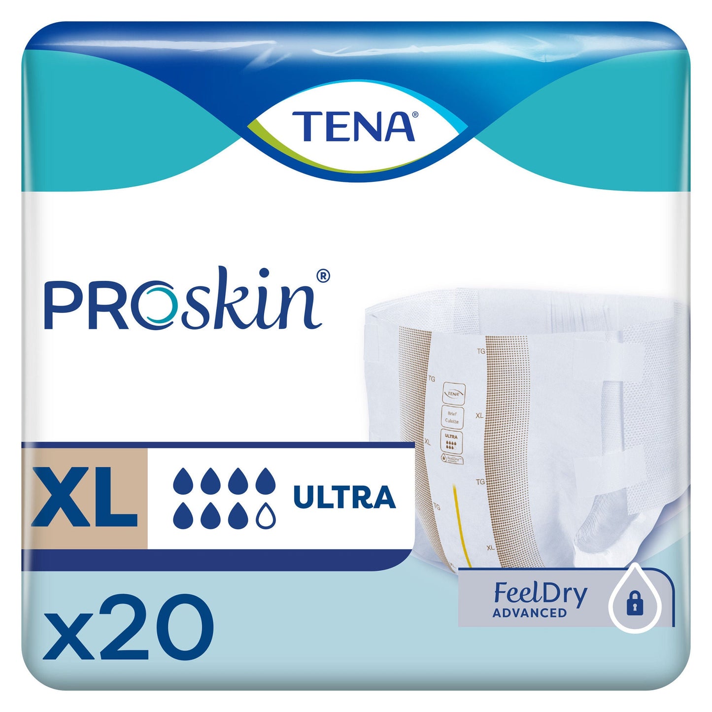 Tena® ProSkin™ Brief, Ultra Absorbency, Extra Large
