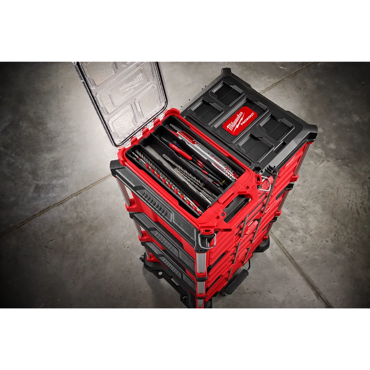 Milwaukee Four Compartment Tray for PACKOUT Low-Profile Compact Organizers 48-22-5640
