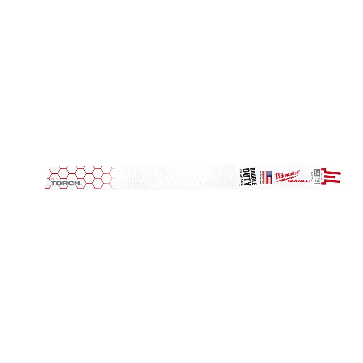 Milwaukee 9" 14 TPI TORCH SAWZALL Blade for Medium Metal (5 PK) 48-00-5787 | 9 in Blade Length, 5-Piece