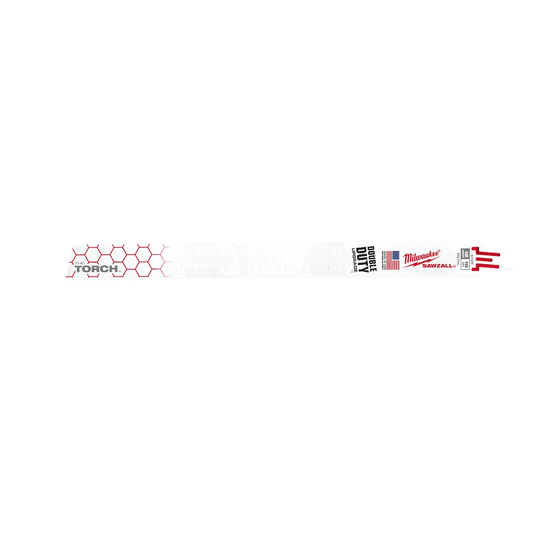 Milwaukee 9" 14 TPI TORCH SAWZALL Blade for Medium Metal (5 PK) 48-00-5787 | 9 in Blade Length, 5-Piece