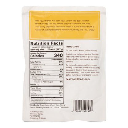 Real Food Blends™ Quinoa, Kale & Hemp Pureed Food Blend for Tube Feed