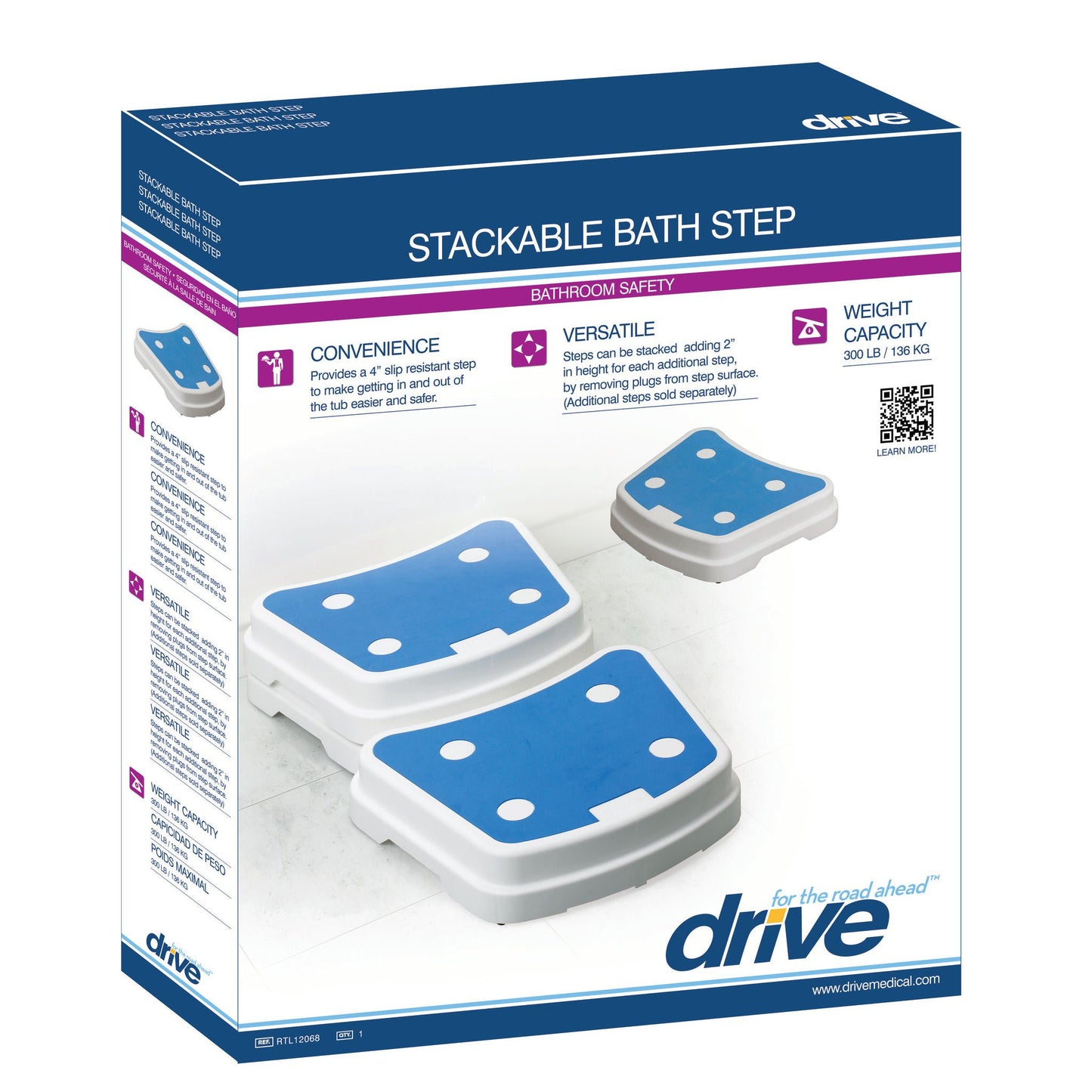 drive™ Portable Bath Step