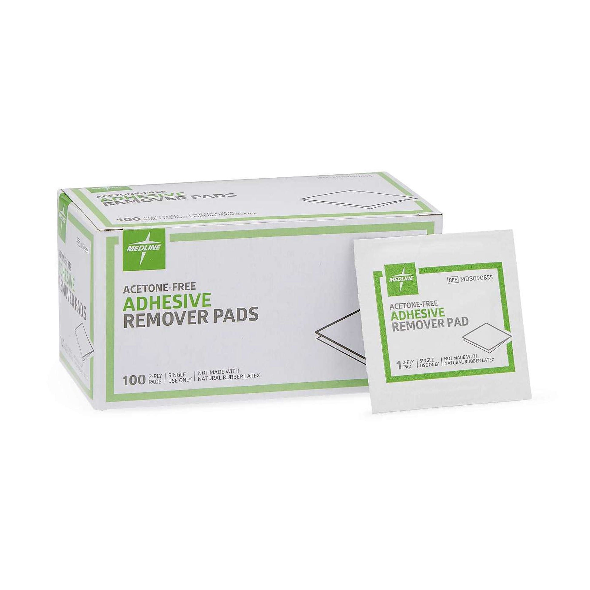 Medline® Adhesive Remover, 1¼ x 1½ Inch Wipe