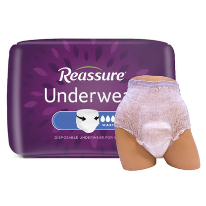Reassure® Maximum Absorbent Underwear, Women, – Heavy Absorbency