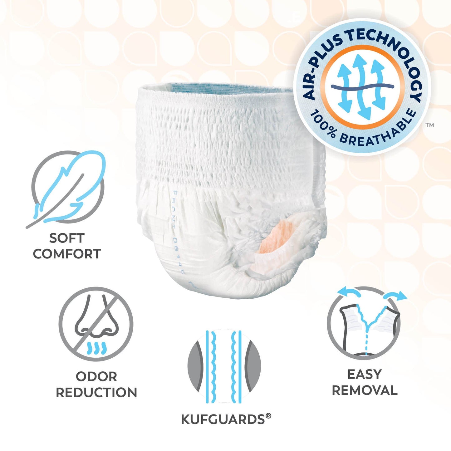 Tranquility Premium DayTime Disposable Absorbent Underwear, XL
