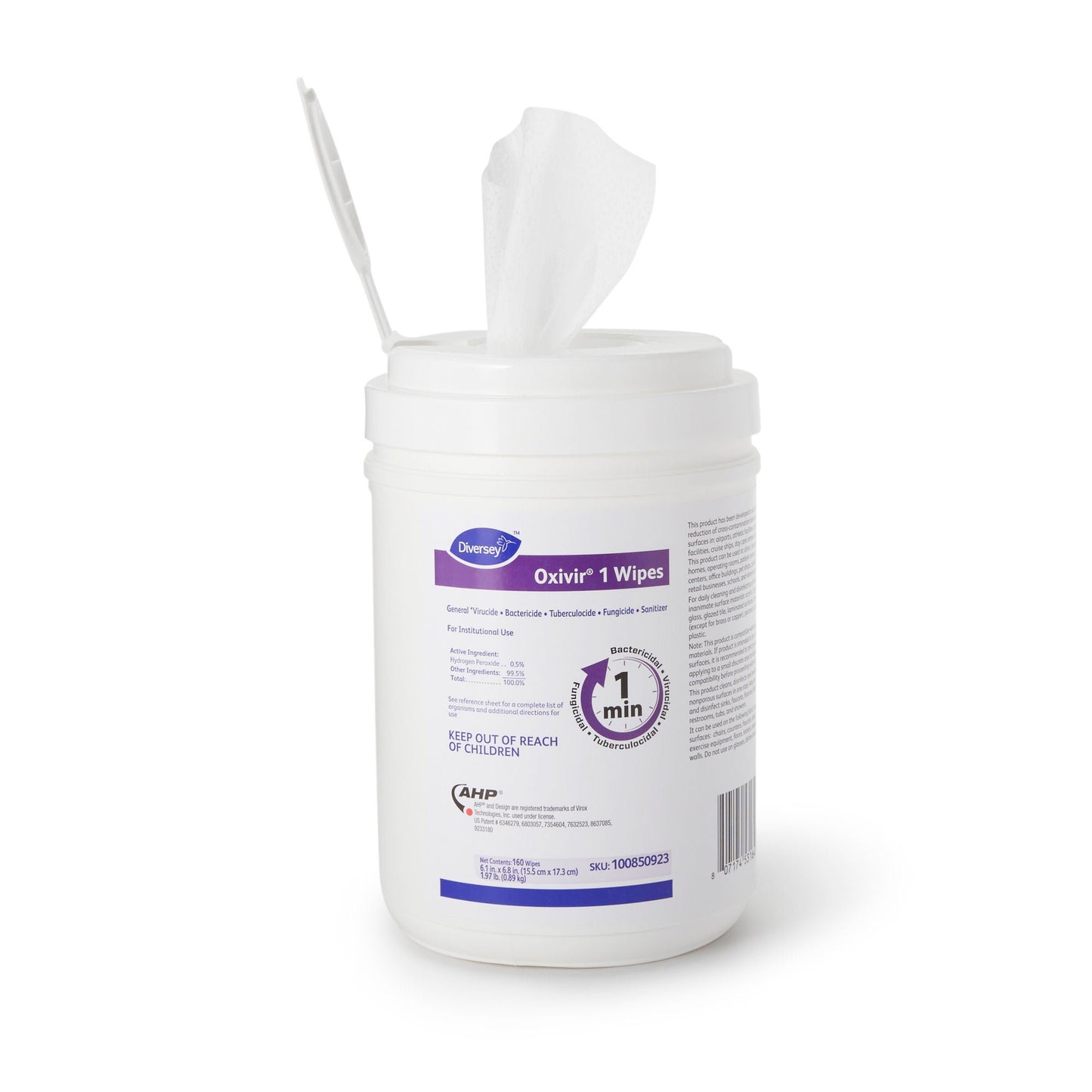 Diversey™ Oxivir® 1 Hydrogen Peroxide Surface Disinfectant Wipes