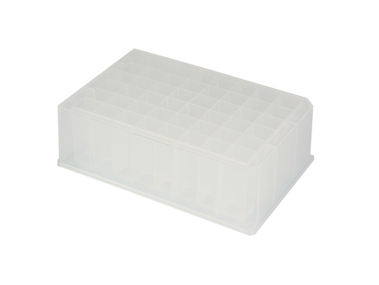 Caplugs® Evergreen 222867208CE1 96-Well Deep Well Microplate Chamfered Bottom 5.0mL PPC MADE IN USA