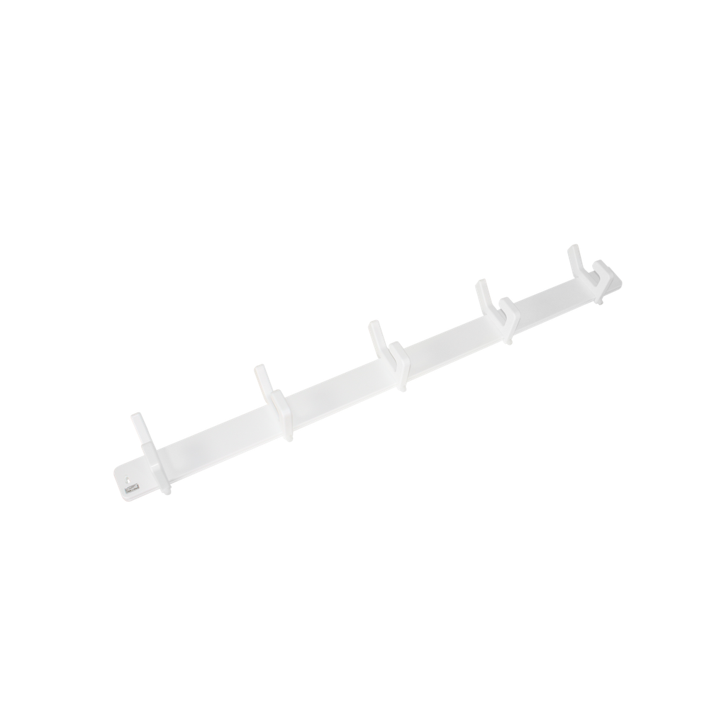 TrippNT 53940 — full front view, 5 adjustable hooks on 48-inch rail