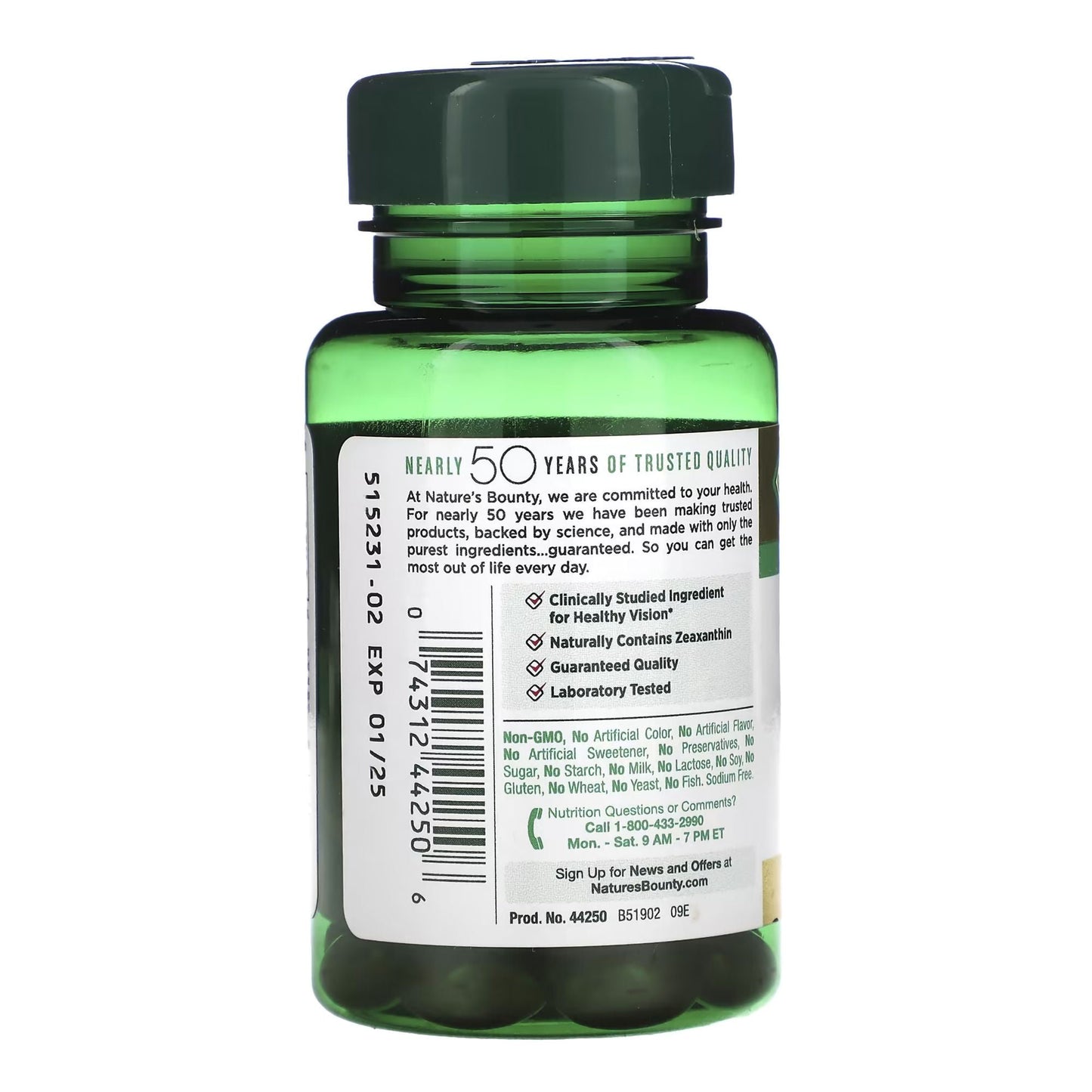 Nature's Bounty® Lutein 40 mg Dietary Supplement Softgels