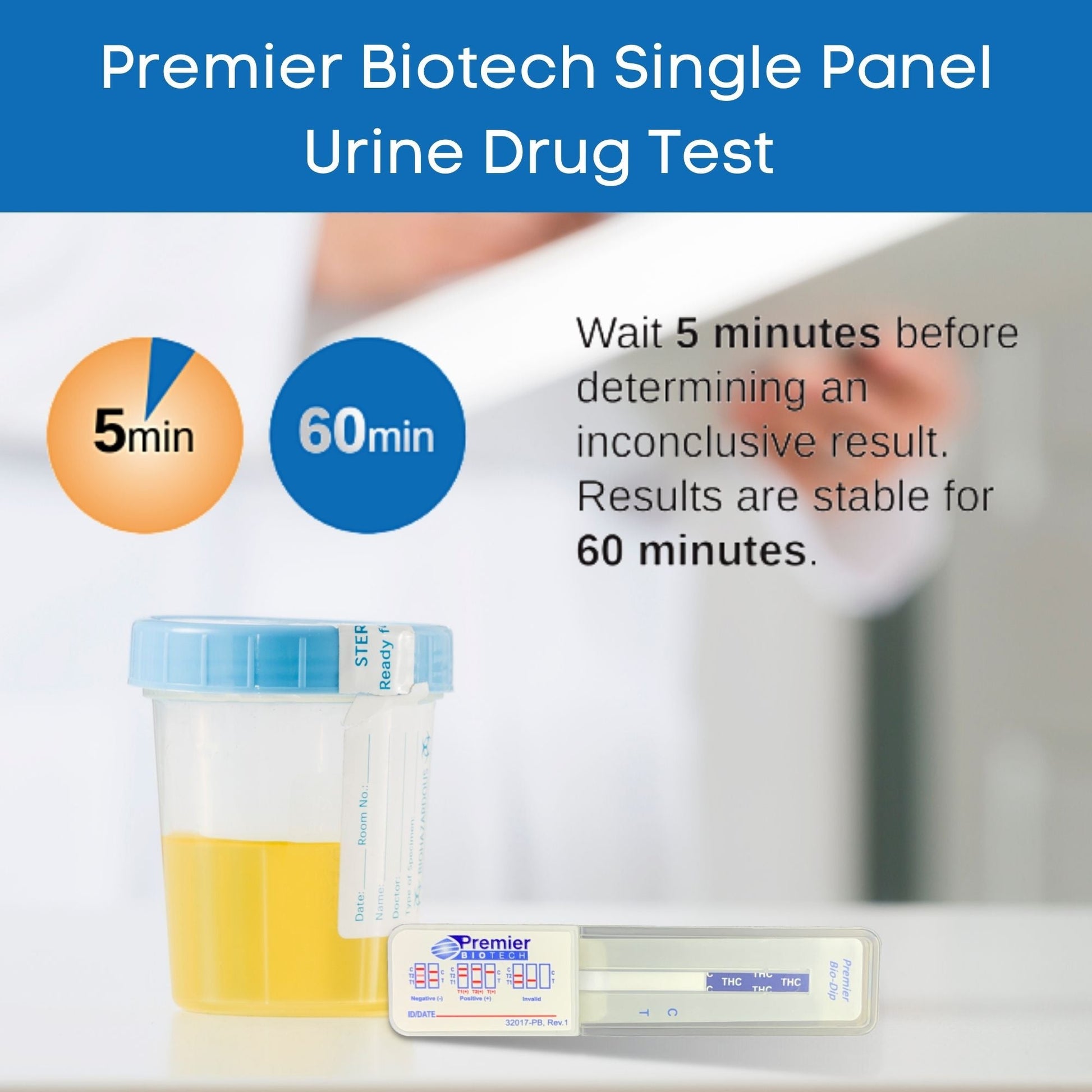 Premier Bio-Dip Single Drug (Cannabinoids) Drugs of Abuse Test