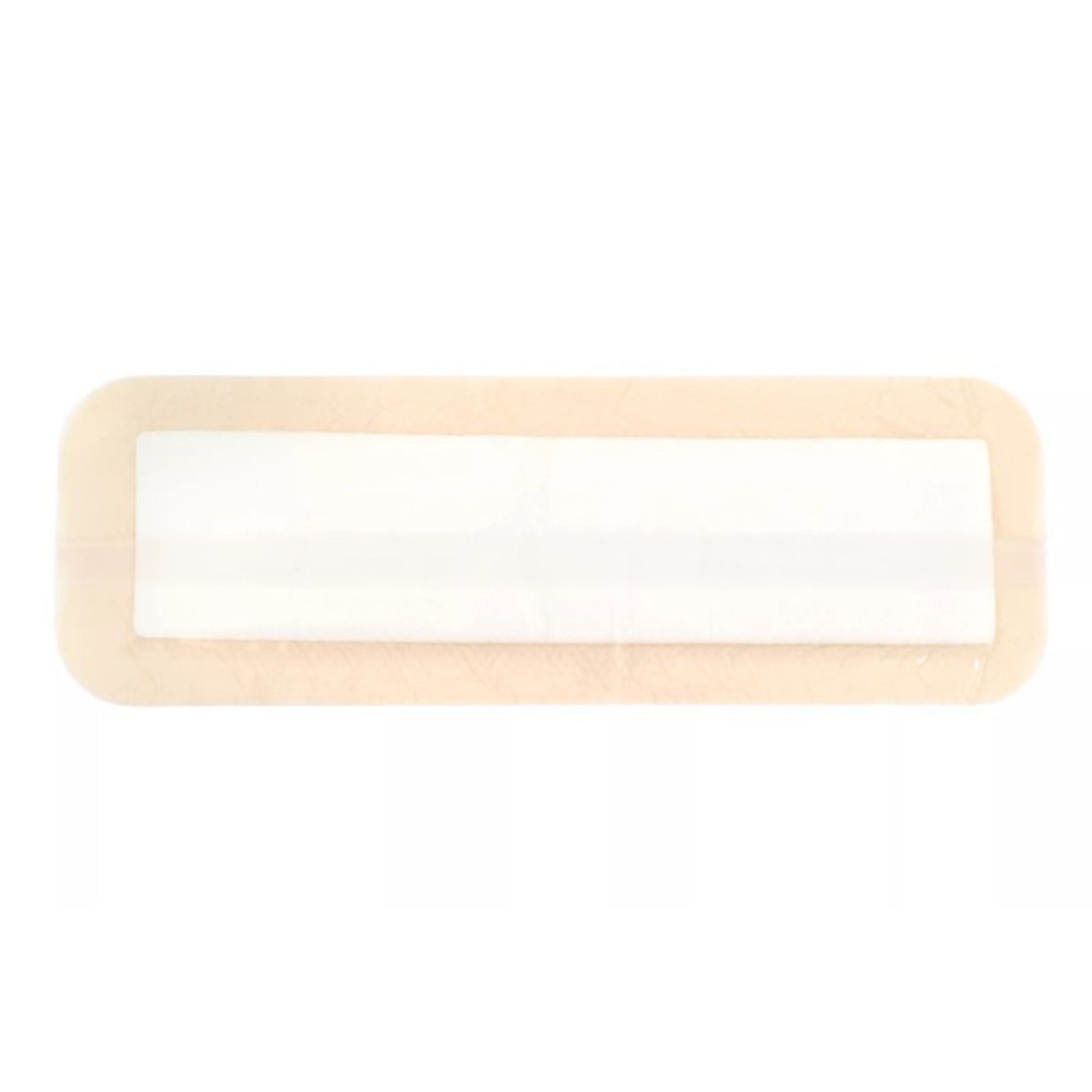 Kendall 5-Layer Foam Dressing With Border Film Backing Silicone Adhesive Rectangle