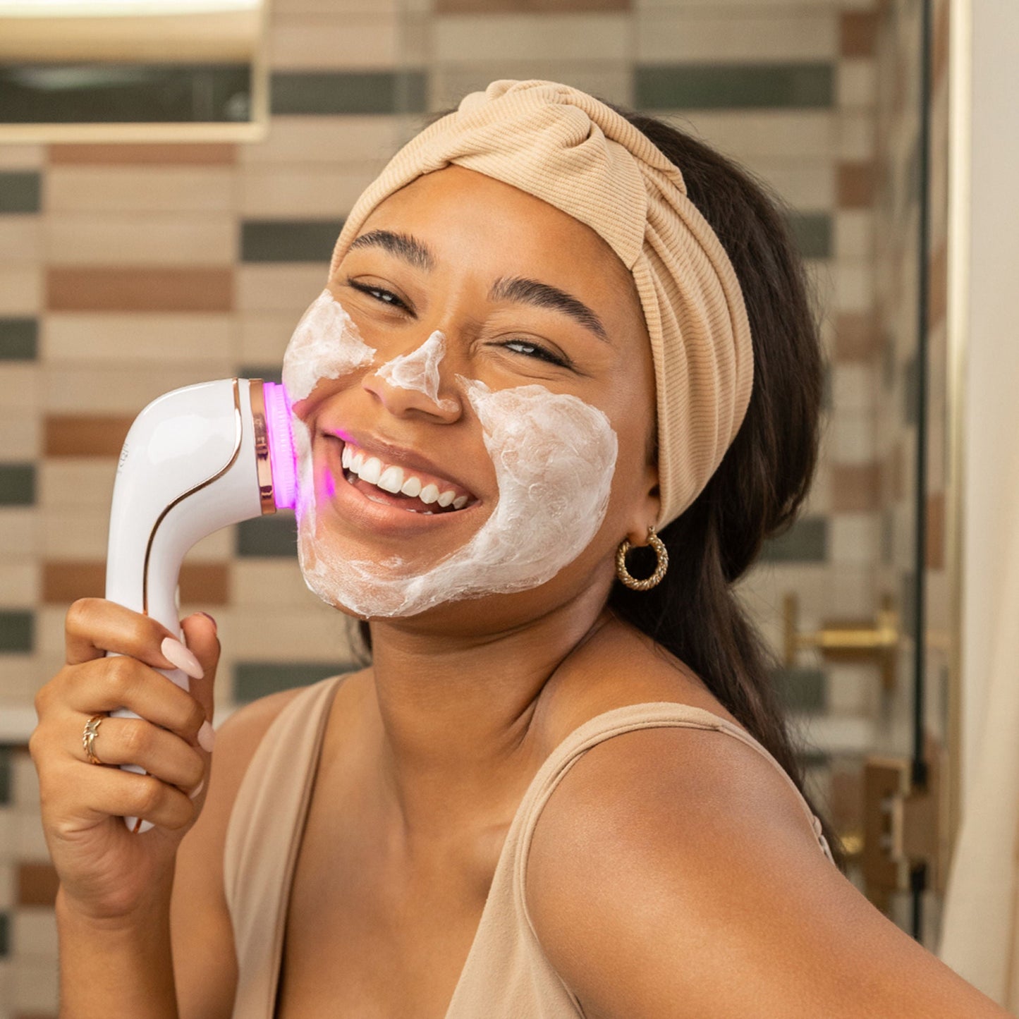 reVive® LUX Soniqué Sonic Cleansing Light Therapy Device