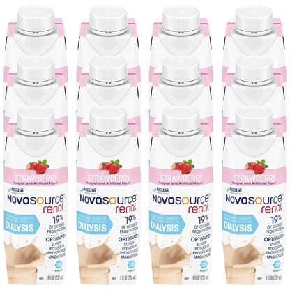 Novasource® Renal Strawberry Formula for Patients on Dialysis, Carton