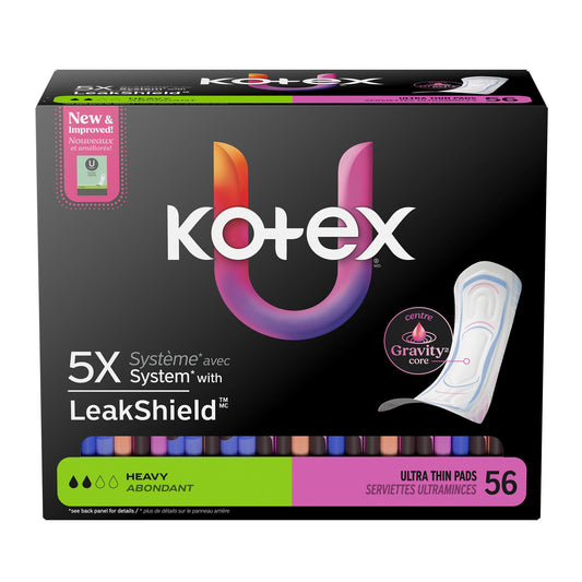 U by Kotex Feminine Pad Ultra Thin Heavy Absorbency