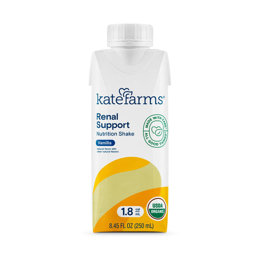 Kate Farms® Renal Support 1.8 Vanilla Nutrition Shake, carton