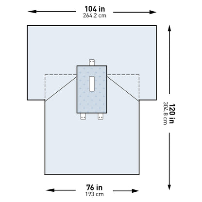 McKesson Sterile Laparotomy Drape
