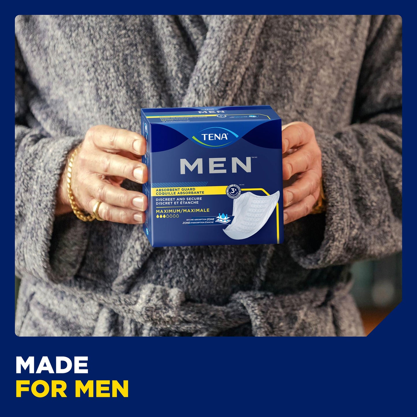 Tena® MEN™ Maximum Guards, Bladder Control Pad