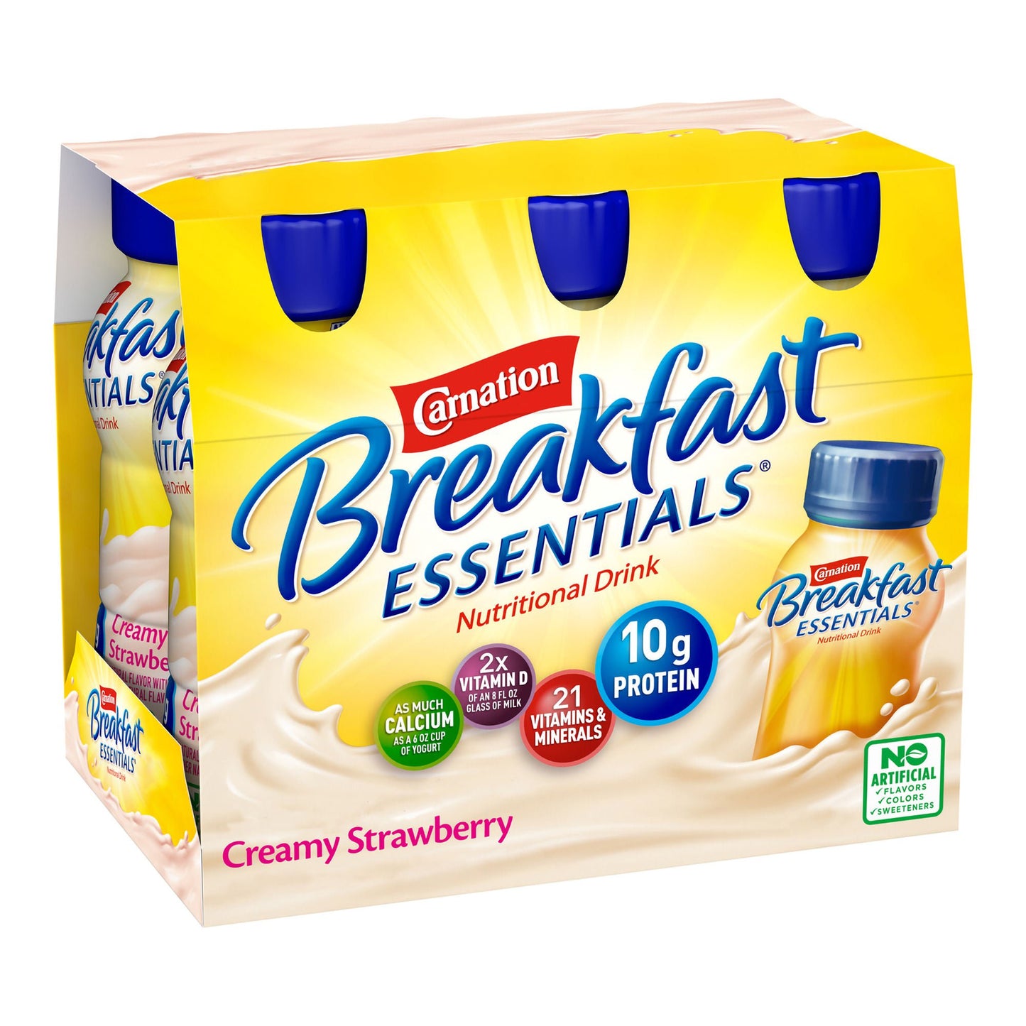 Carnation Breakfast Essentials® Strawberry Nutritional Drink, bottle