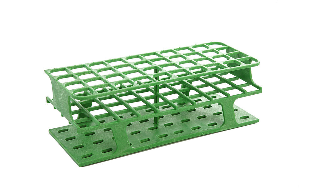 HS27513C - OneRack® Full-Size 20mm 40-Place Tube Rack, Green