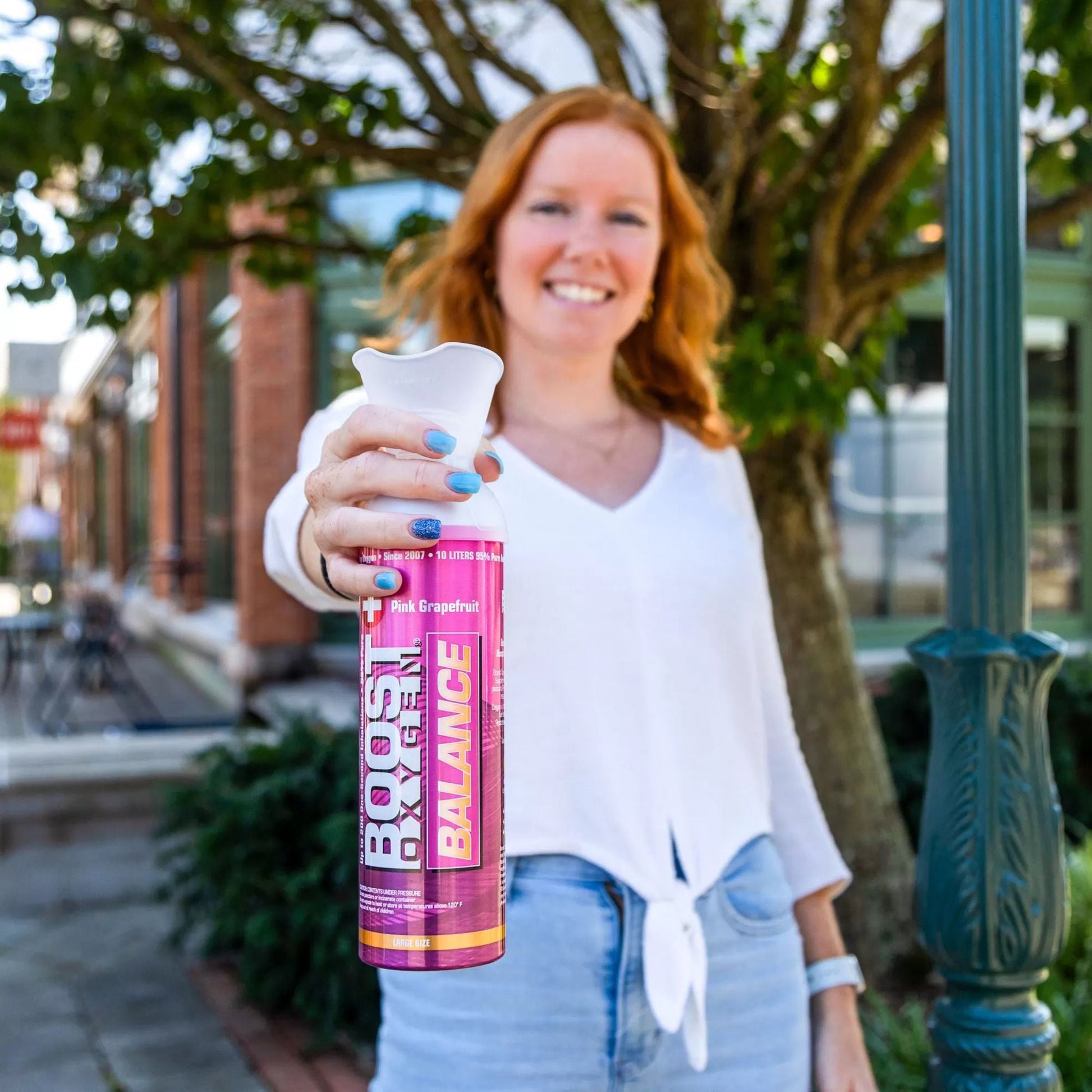 Boost Oxygen® for Respiratory Support, Pink Grapefruit Aroma