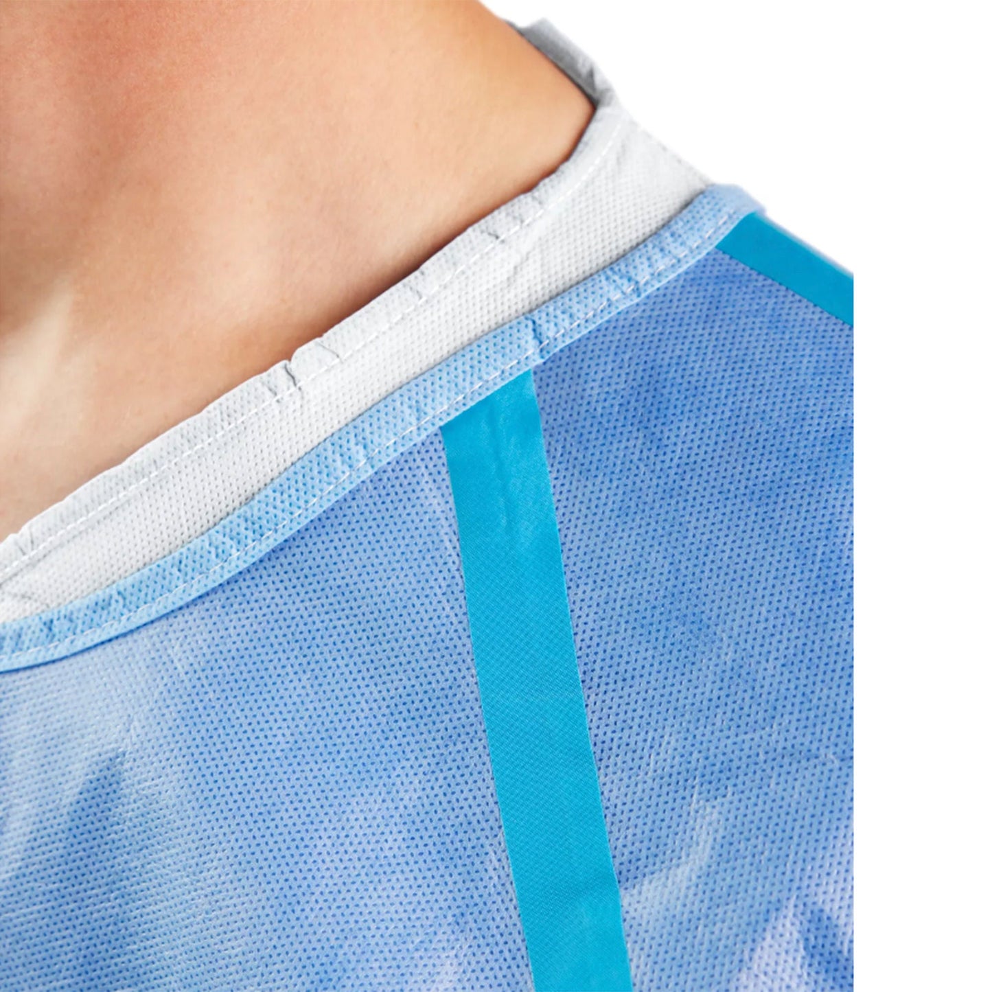 Cardinal Health Chemotherapy Procedure Gown One Size Fits Most Blue NonSterile AAMI Level 4 Disposable