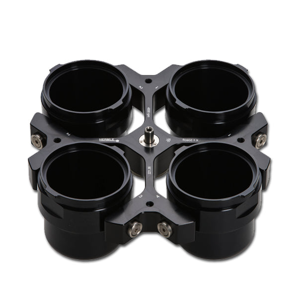 Hermle 4 × 750 mL Swing-Out Rotor with Buckets Z446-750