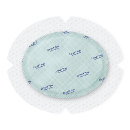Zetuvit® Plus Silicone Border Super Absorbent Dressing, Oval