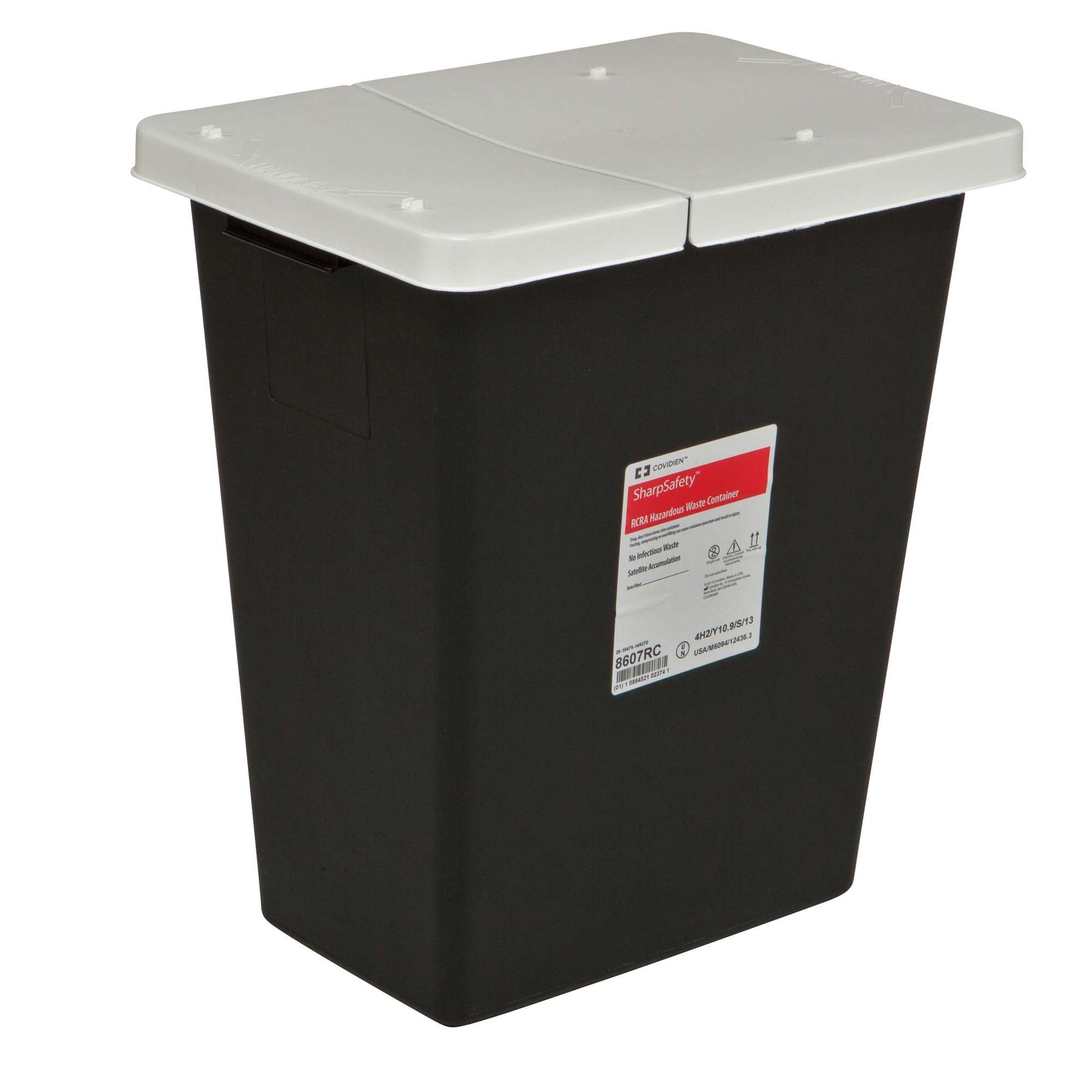 SharpSafety™ RCRA Waste Container, 8 Gallon