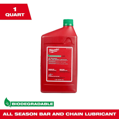 Milwaukee 1 Quart Biodegradable All Season Bar and Chain Lubricant 49-16-2840