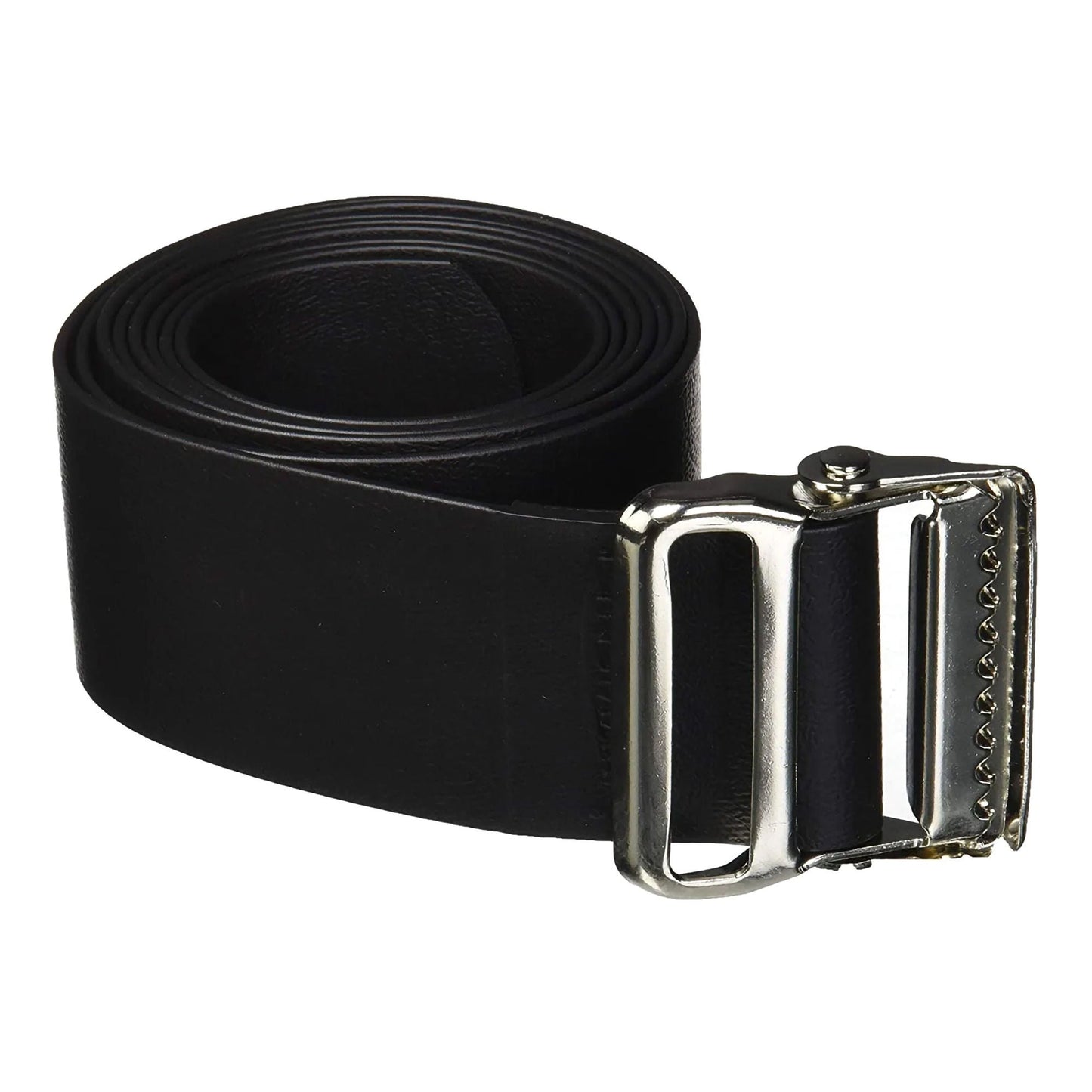 Easi-Care Gait Belt 72 Inch Length Black Vinyl Coated Webbing