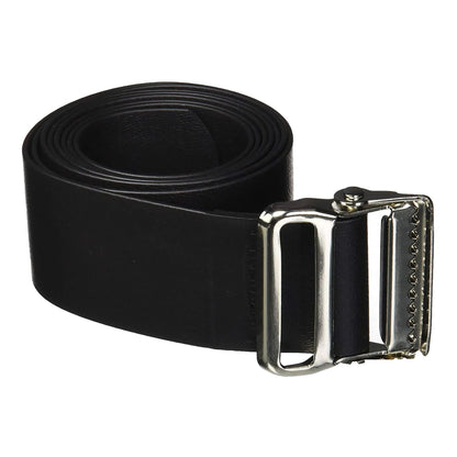 Easi-Care Gait Belt 72 Inch Length Black Vinyl Coated Webbing