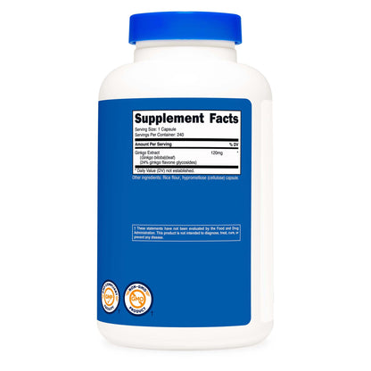 nutricost® 120 mg Ginkgo Biloba Capsules