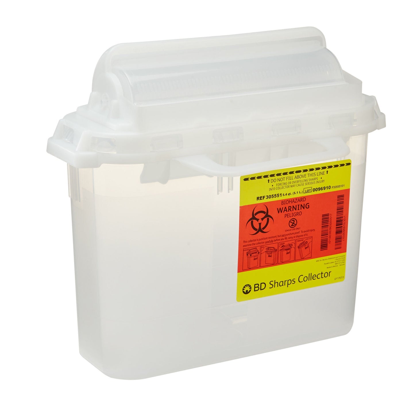 BD™ Sharps Container, 5.4 Quart