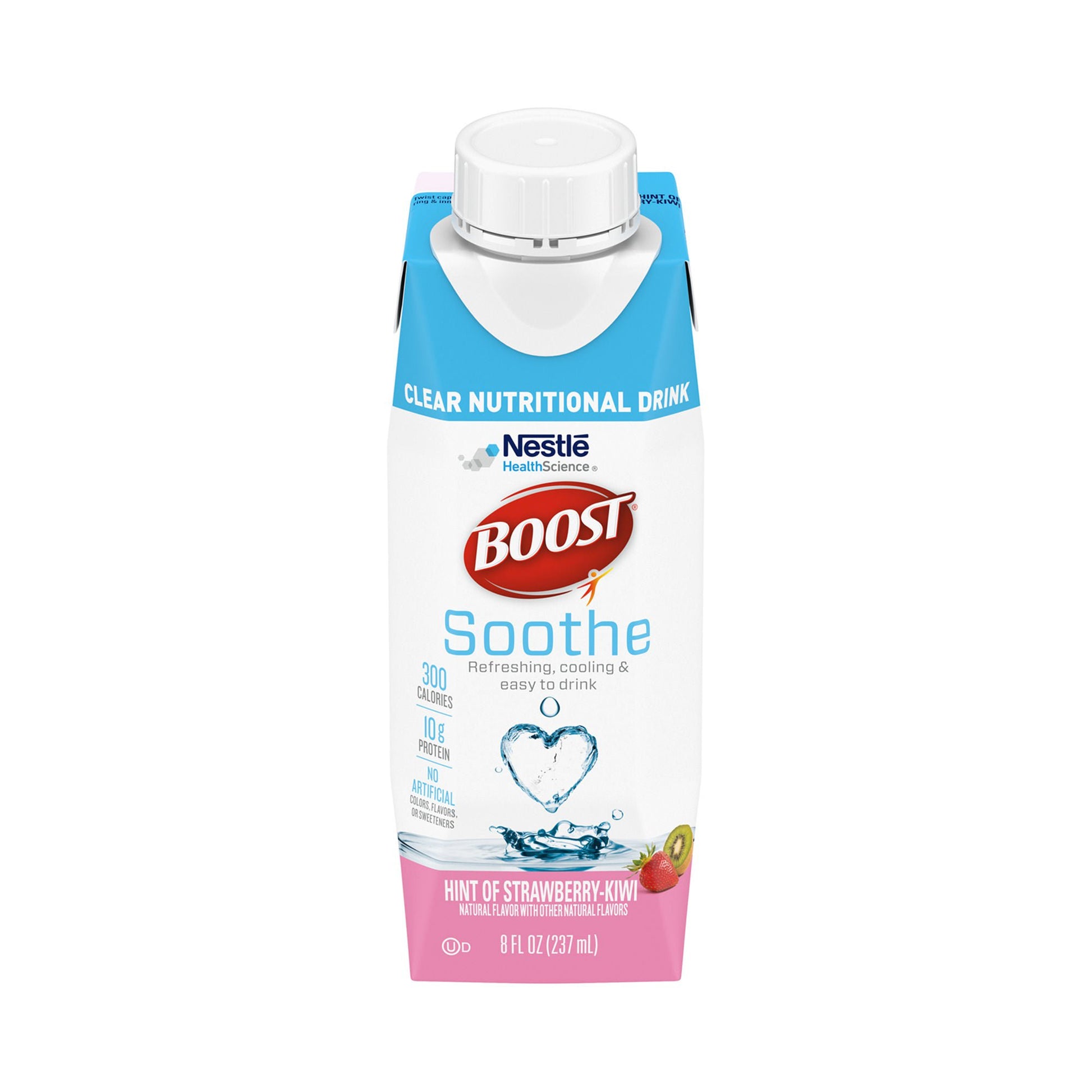 Boost® Soothe Strawberry Kiwi Clear Nutritional Drink, Carton