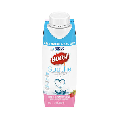 Boost® Soothe Strawberry Kiwi Clear Nutritional Drink, Carton