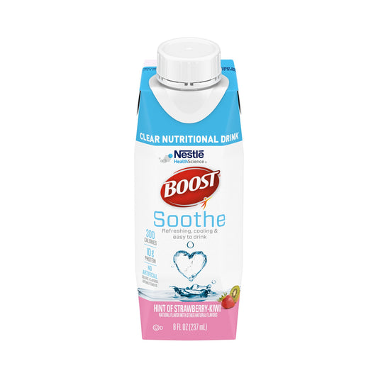 Boost® Soothe Strawberry Kiwi Clear Nutritional Drink, Carton