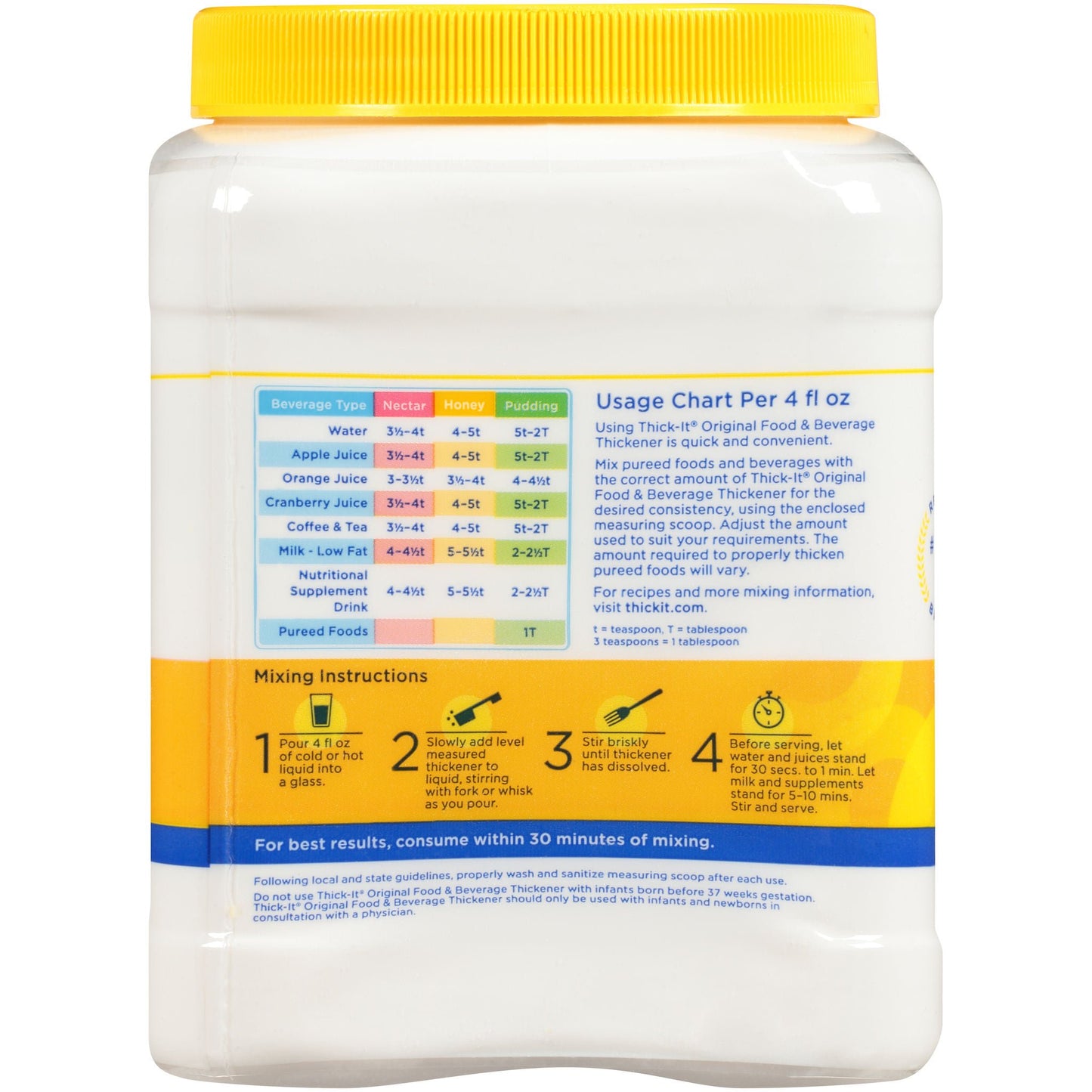 Thick-It® Original Food and Beverage Thickener, Unflavored